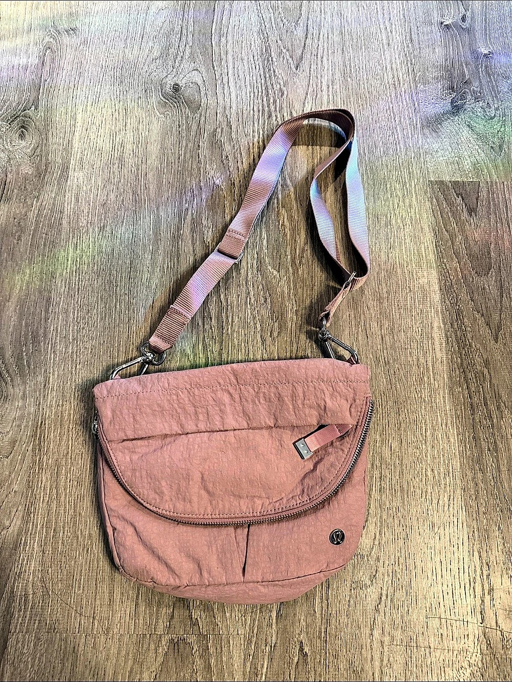 Lululemon festival Pink Crossbody Bag excellent condition hard to find